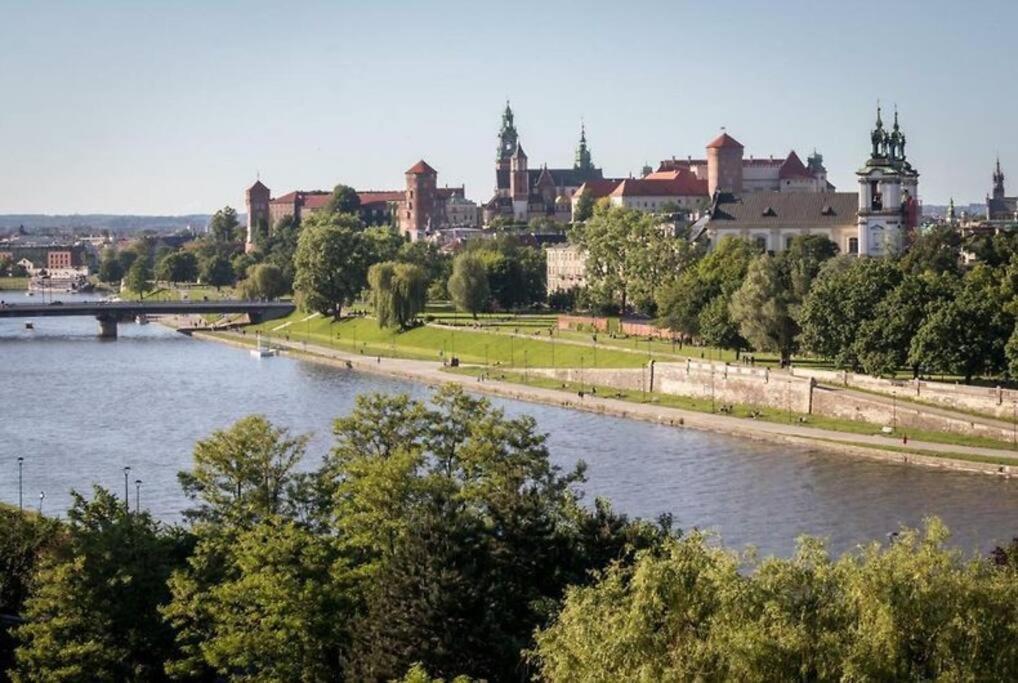 Premium Apartment For Old Town & Jewish Quarter - Balcony Plus Pool Onsite Cracóvia Exterior foto